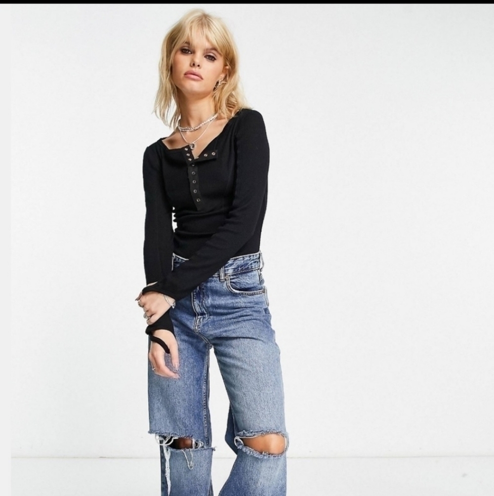 FREE People Sloane Bodysuit, NWT - Picture 5 of 8